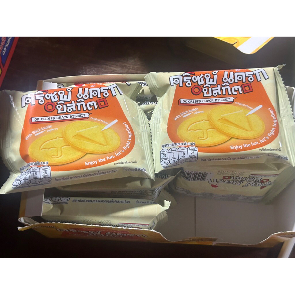 คริซพ์แครกบิสกิต(OK CRISPS CRACK BISCUIT)