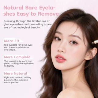 Missai ขนตาปลอมแม่เหล็ก รุ่น แม่เหล็กอ่อนธรรมชาติสมจริง Magnetic Eyelashes（all-in-one-box）MFE06