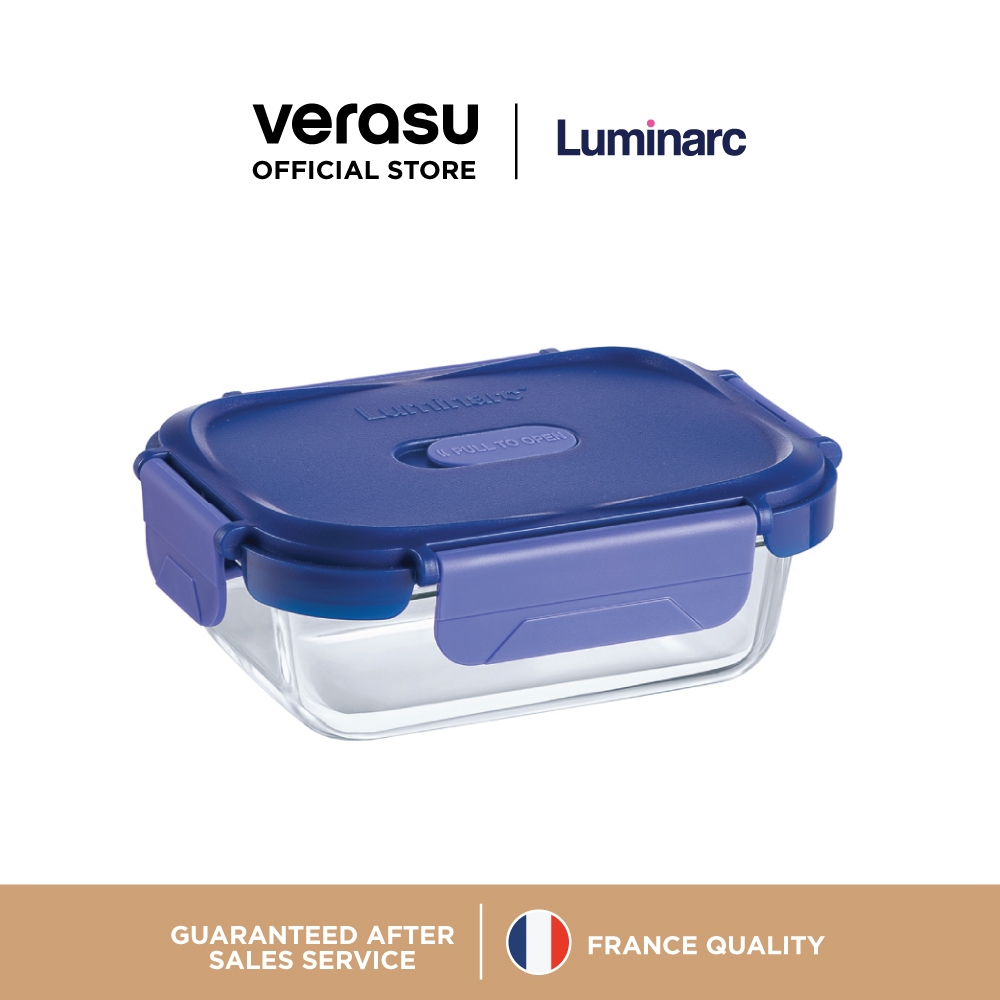LUMINARC กล่องแก้วถนอมอาหาร ผืนผ้า 370 มล. Putina ARC-X1237