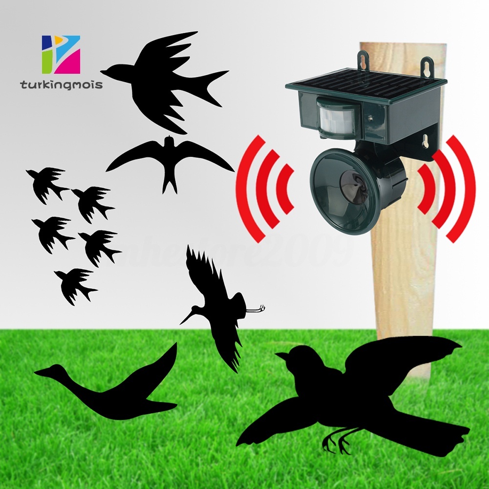 เครื่องไล่นกพลังงานแสงอาทิตย์  Pir Motion Sensor Ultrasonic Cat Deterrent, เครื่องยับยั้งสัตว์พลังงานแสงอาทิตย์พร้อม Mot - รูปที่ 2