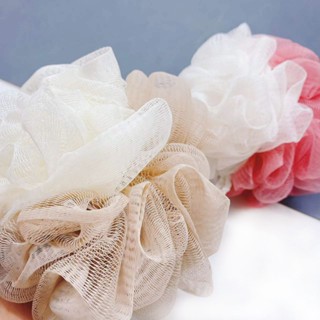 ดอกไม้อาบน้ำ ขนาดใหญ่สองสี ลูกบอลอาบน้ำสีเข้ากัน ลูกบอลอาบน้…