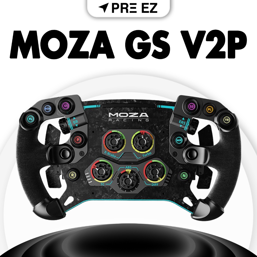 พร้อมส่ง | Moza GS V2.P GT Steering Wheel MZ-RS056 (สินค้ารับประกัน 1 ปี)