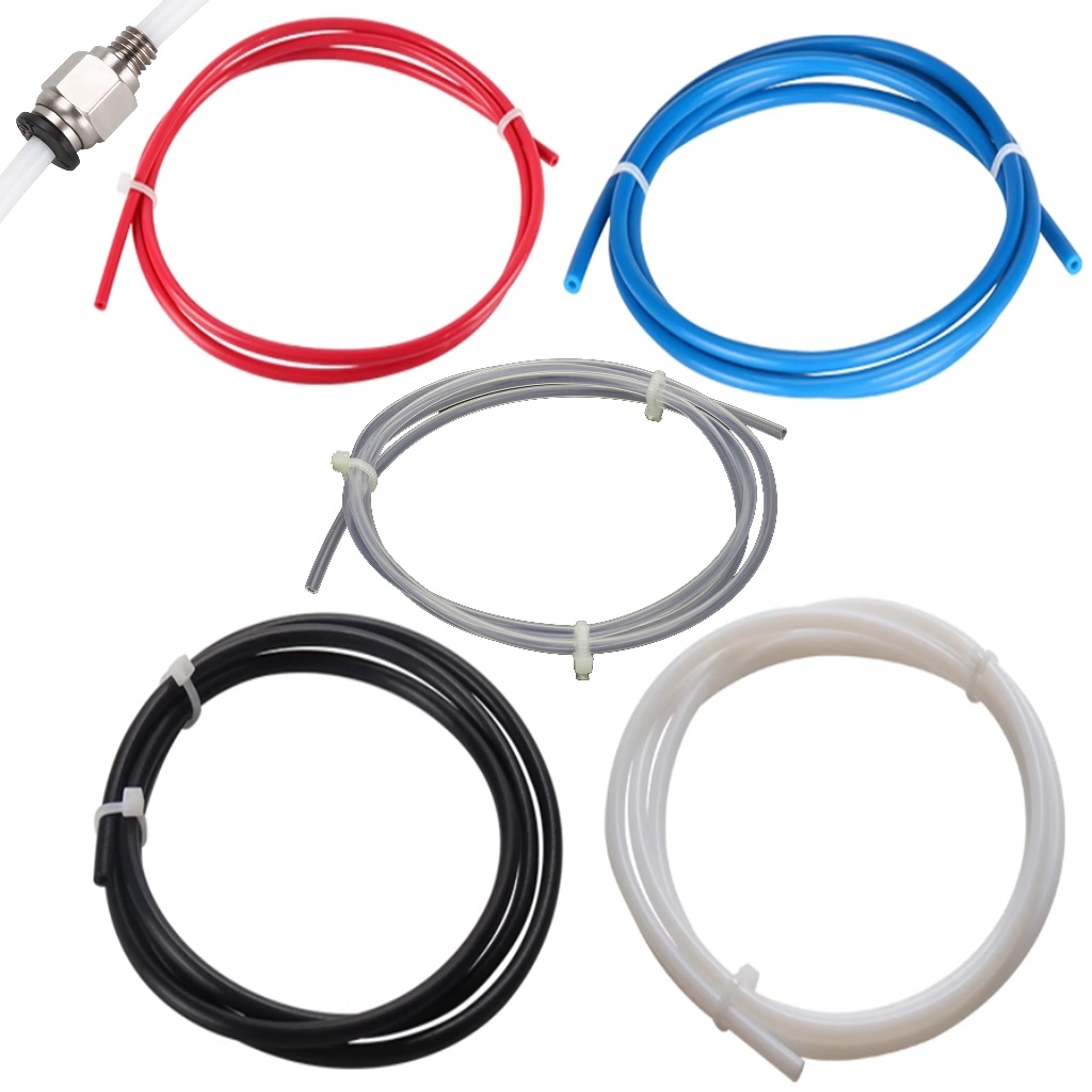 อุปกรณ์เสริม เครื่องพิมพ์ 3D ท่อป้อนวัสดุ PTFE แบบโปร่งใส  หลอดป้อนวัสดุ หลอดเทฟลอน