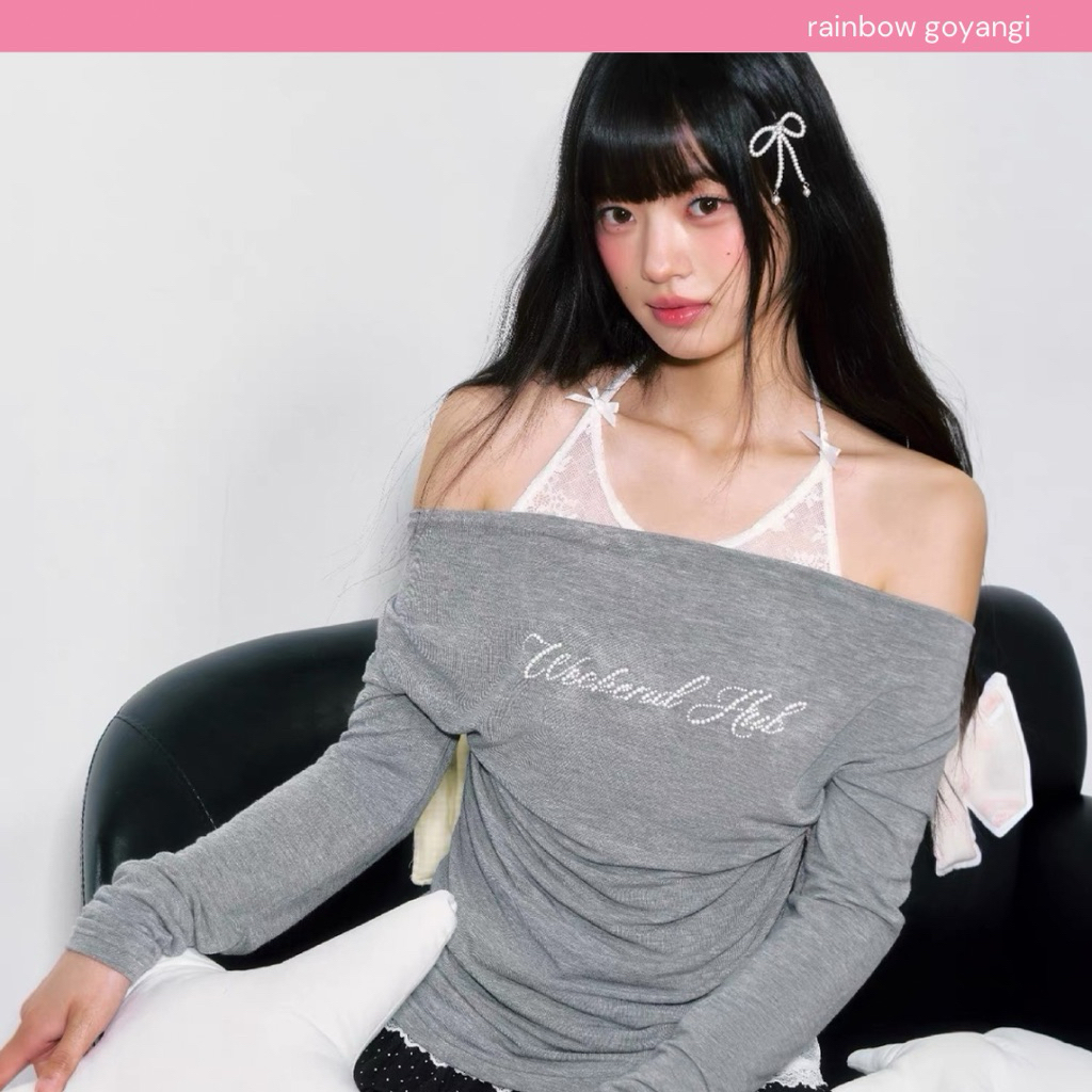 Weekendhub Diamond Lettering Layer Top 🥣🤍
