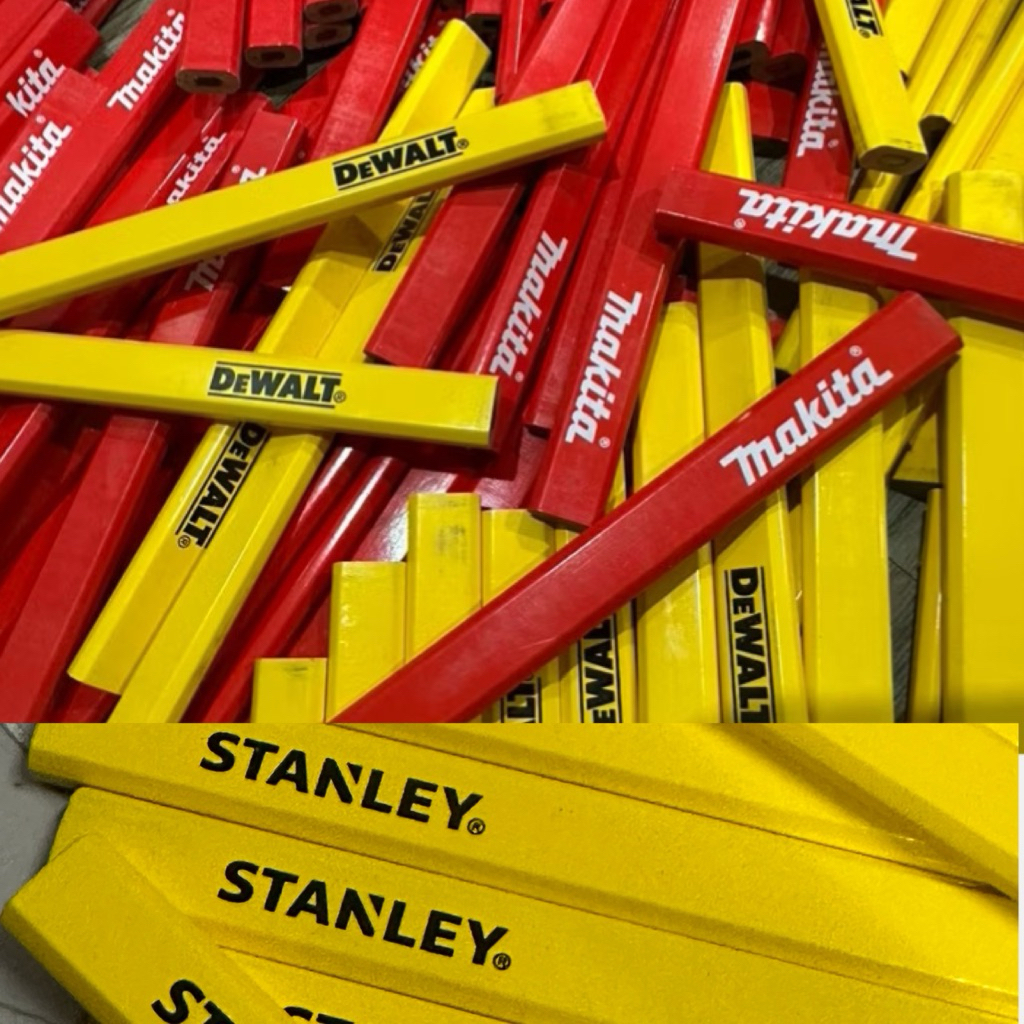 DEWALT MAKITA Stanleyดินสอ ดินสอไม้ ดินสอสำหรับช่างมืออาชีพ DEWALT MAKITA Stanley