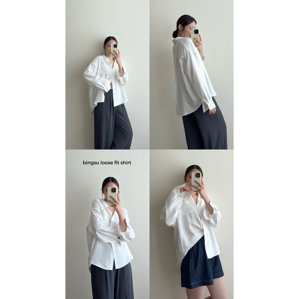 FADTHINGS : bingsu loose fit shirt 🍧✨