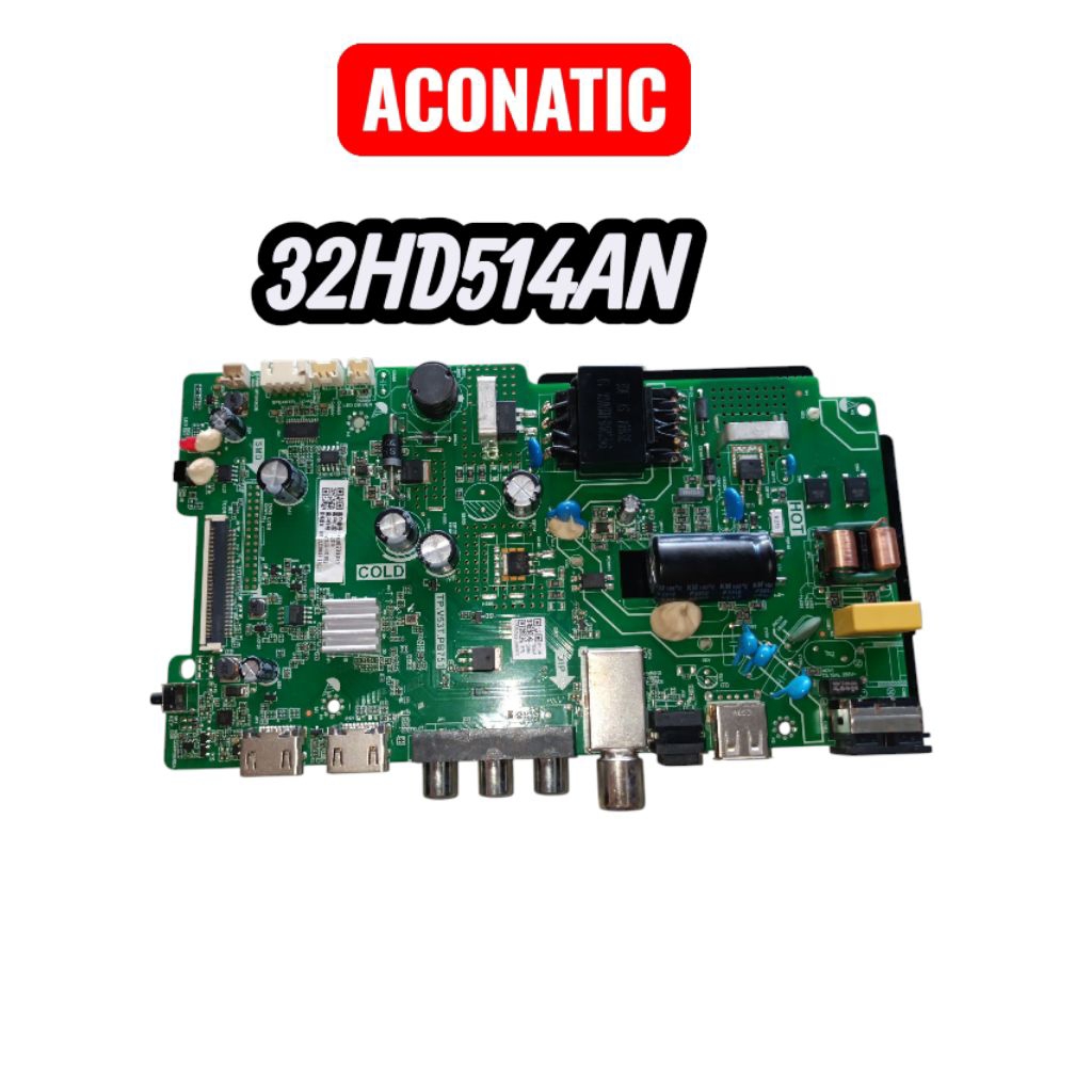 บอร์ดทีวีAconaticรุ่น32HD514ANแท้ถอด