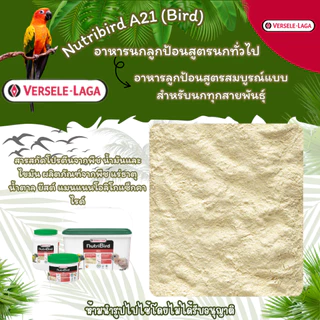 [A21] Nutribird A21อาหารนกลูกป้อนสูตรนกทั่วไป Nutribird A21 (ขนาดแบ่งขาย)