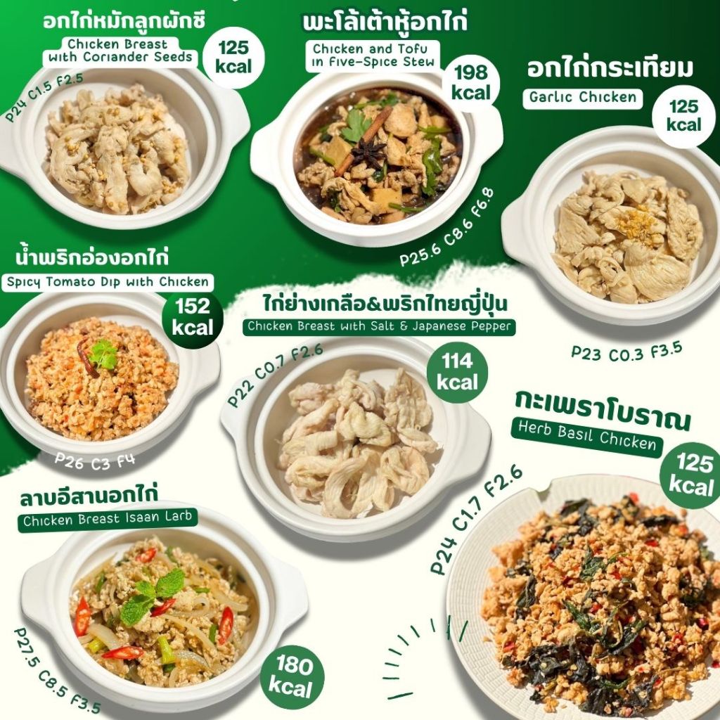 อาหารคลีน หมู ปลา ไก่ 7 วัน 21 มื้อ โปรตีนสูง อิ่มนาน คุมแคล พร้อมทาน | Clean with Mom (ส่งฟรี) ราคา ถูกที่สุด ดีลบีเคเค แกลเลอรีภาพที่ 7