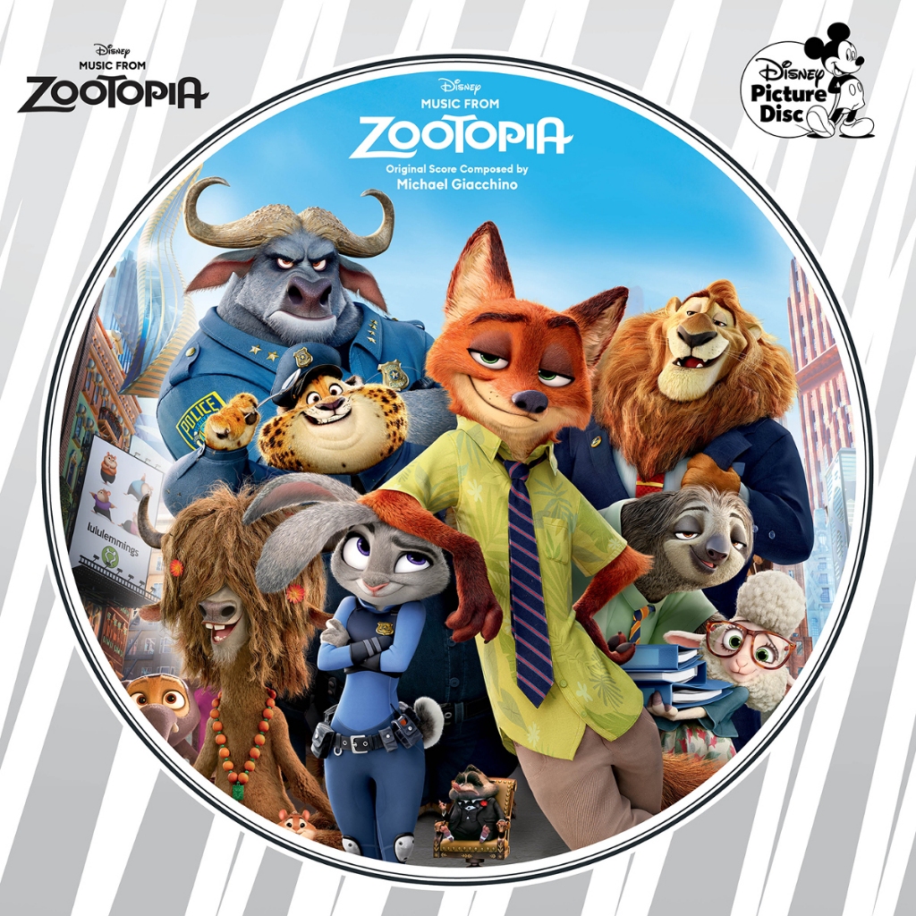 พร้อมส่ง🔥 แผ่นเสียง Vinyl LP Music from Zootopia Picture Disc Vinyl แผ่นไวนิล