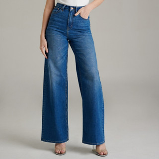 Mc jeans กางเกงยีนส์ผู้หญิง ขากว้าง ทรงไวด์เลค (Wide Leg) Mc…