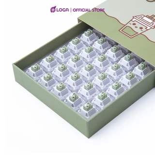 LOGA MECHANICAL KEYBOARD SWITCHES : NOMYEN / CHATHAI / NOMSOD / MATCHA (35 pcs / box )