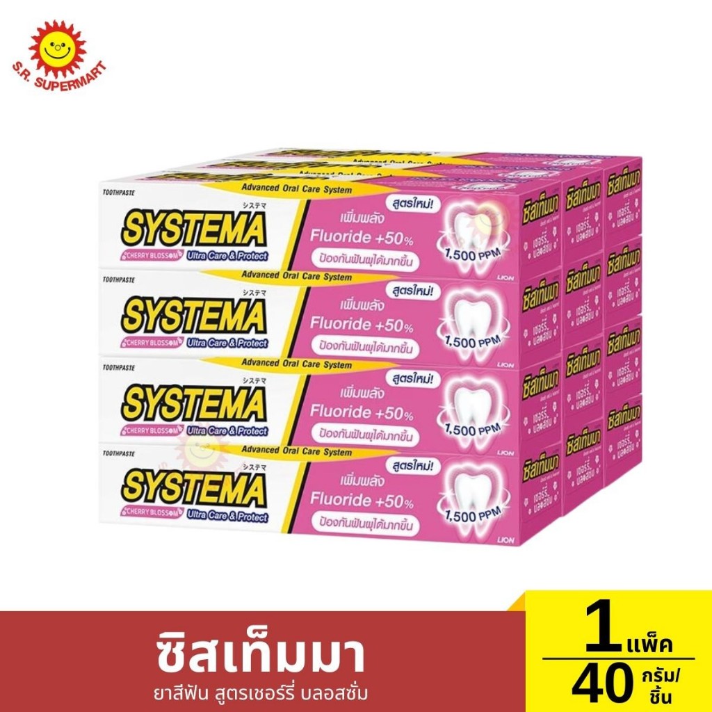ซิสเท็มมา ยาสีฟัน กลิ่นไอซี มินต์ 1 แพ็ค (12กล่อง)/  40 กรัม*12 - รูปที่ 2
