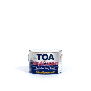 สีกันเพรียง TOA สีกันเพรียงพลาสติกทีโอเอ สีกันเพรียงสีทาใต้ท้องเรือสำหรับป้องกันเพรียงได้ถึง 18เดือน ขนาด 3.7ลิตรใช้ง่าย