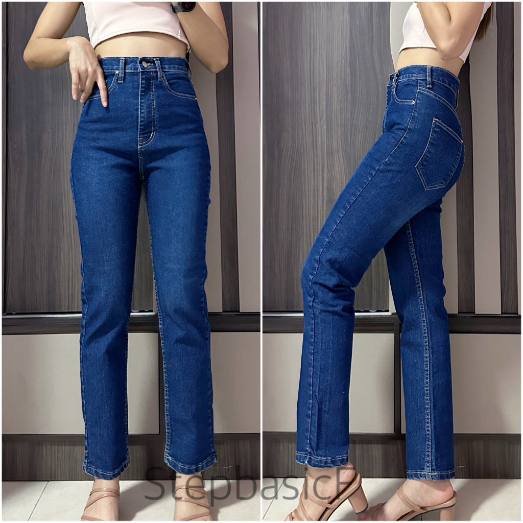 👖 Oops Jeans 👍🏻 (ไซส์M)กางเกงยีนส์ ทรงบอยสลิมผ้ายืด 3 สีนี้คัดมาแล้วว่า สวยมากๆ ทรงกำลังฮิตเลยจ้า แม
