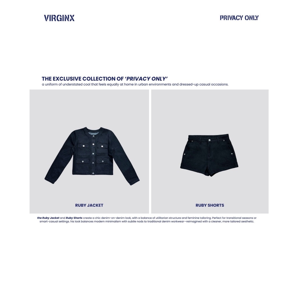 RUBY Shorts in Dark Denim — صورة 3