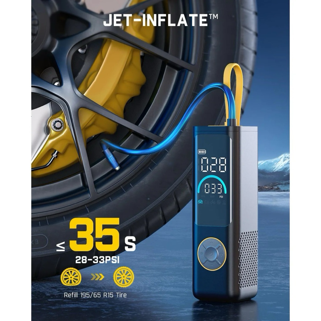 (ประกันศูนย์ไทย) สูบลมไฟฟ้า Fanttik X9 APEX TIRE INFLATOR รูปที่ 8