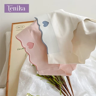 TENIKA กางเกงในผู้หญิง Ice Silk Panties Mid-Waist กางเกงในไร้ขอบ คืนตัวดี ผ้านิ่มใส่สบาย ระบายอากาศได้ดี KNI-113