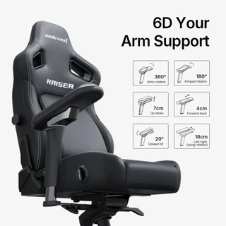 Anda Seat New Kaiser 4 6D เก้าอี้เกมมิ่ง นั่งสบาย รองรับสรีระขั้นสุด ประกัน 6 ปี [AD12YDDC]