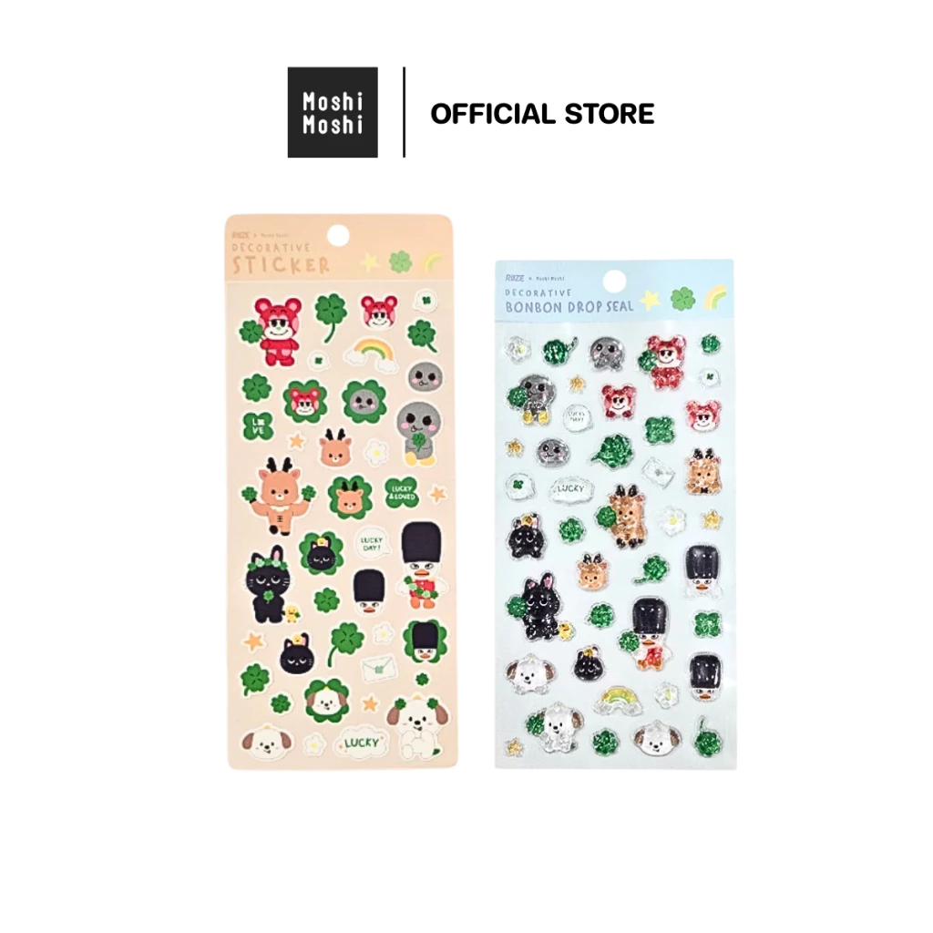 Moshi Moshi x RIIZE Sticker สติ๊กเกอร์ ลิขสิทธิ์แท้ รุ่น 6100006204-6205