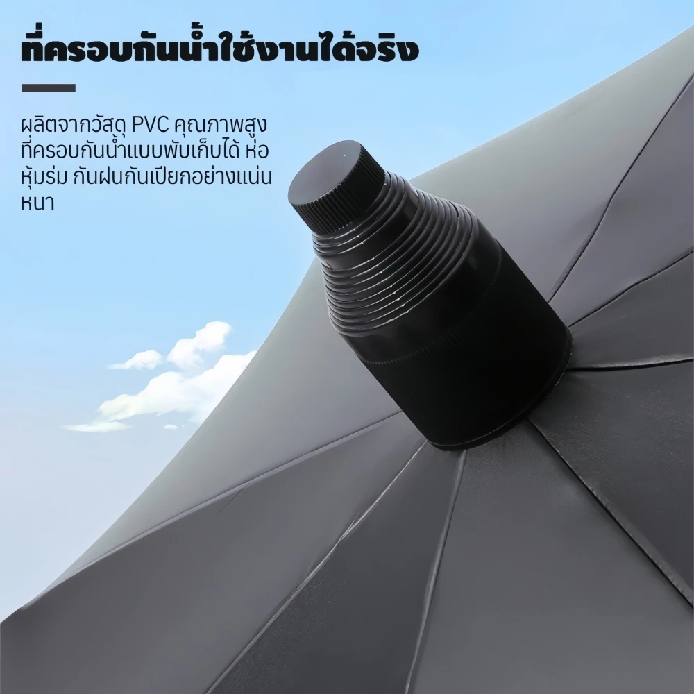 Aimi ร่มกอล์ฟก้านยาว กันแดด UV กันฝน มีปลอกเก็บน้ำ thumbnail 9