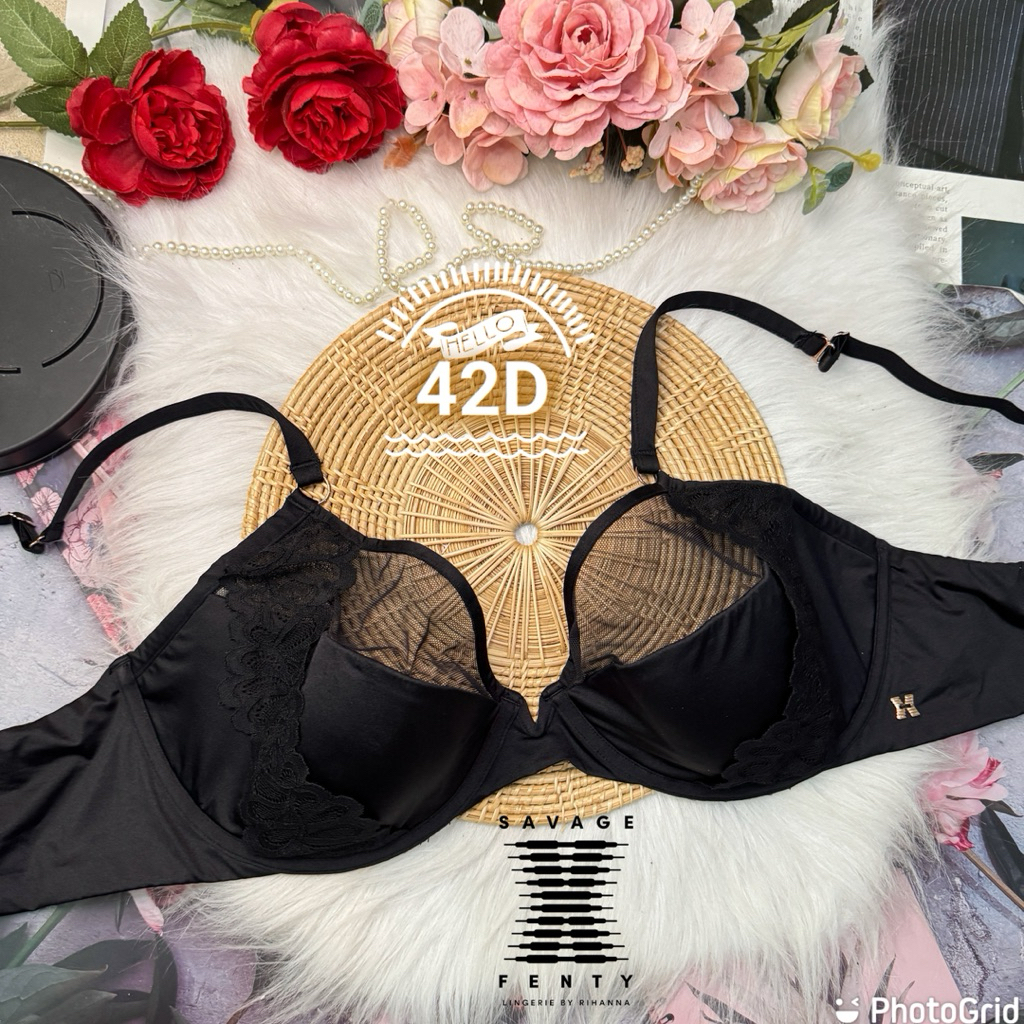 Savage X Fenty 42D สภาพใหม่ ฟองบาง กริ้บ