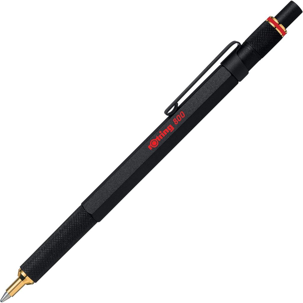 Rotring ROTRING Rotring 800 Black Oil-based Ballpoint Pen Rotating Storage Type 2032579 Genuine Impo