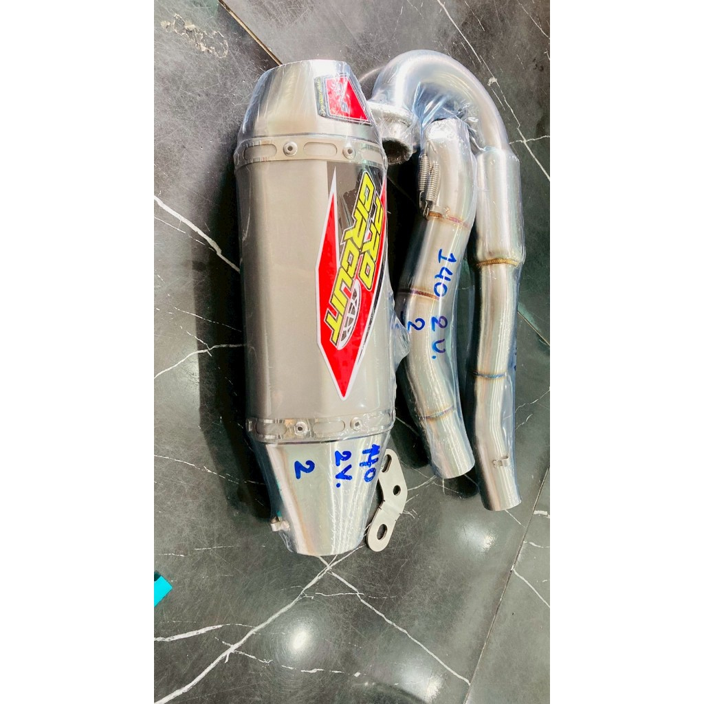 ท่อ PRO KLX140 2V,4V/ KLX230 คอสั้น มอเตอร์ไซค์