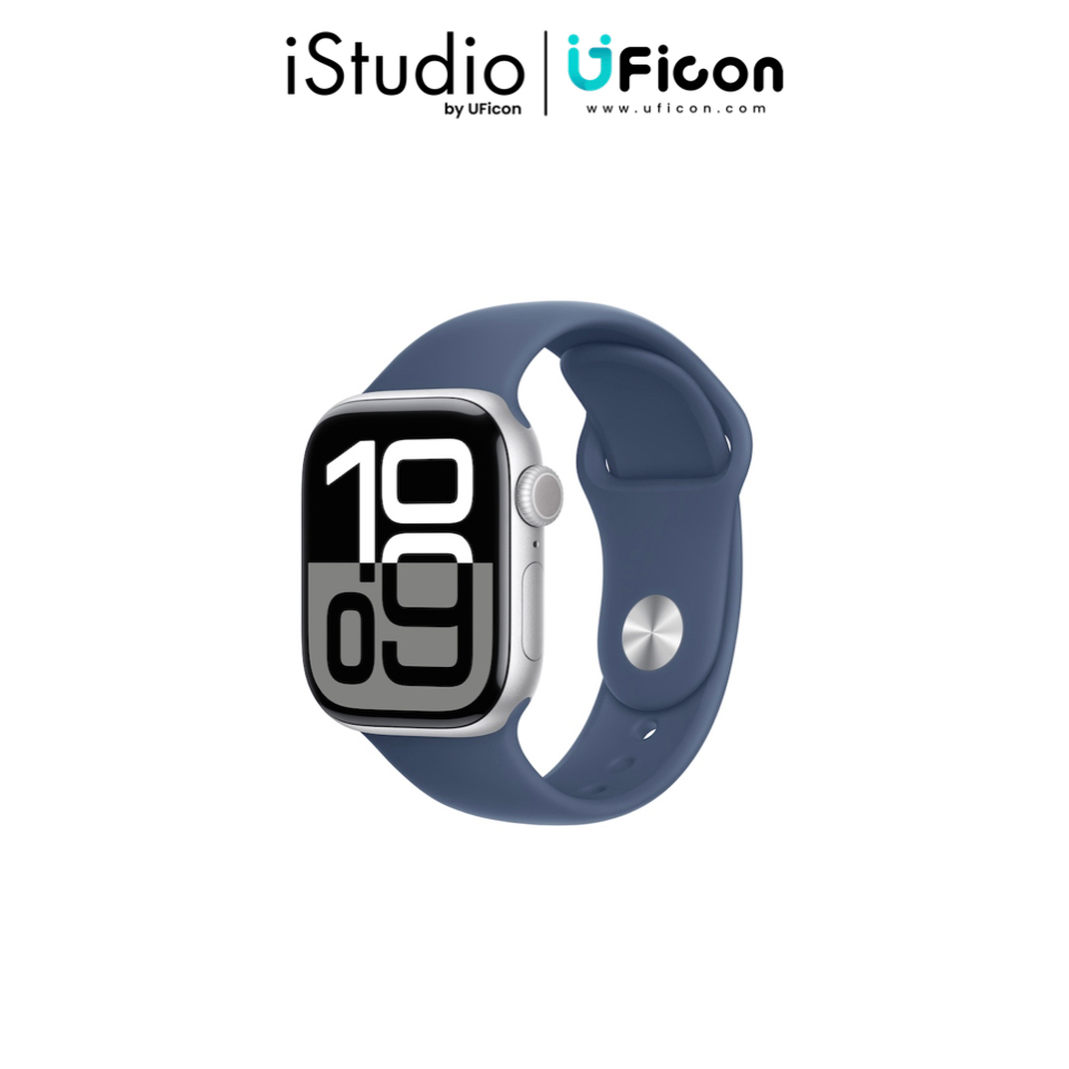 (GPS) 46mm Apple Watch Series 10 Sport Band (2024) ; iStudio by UFicon
