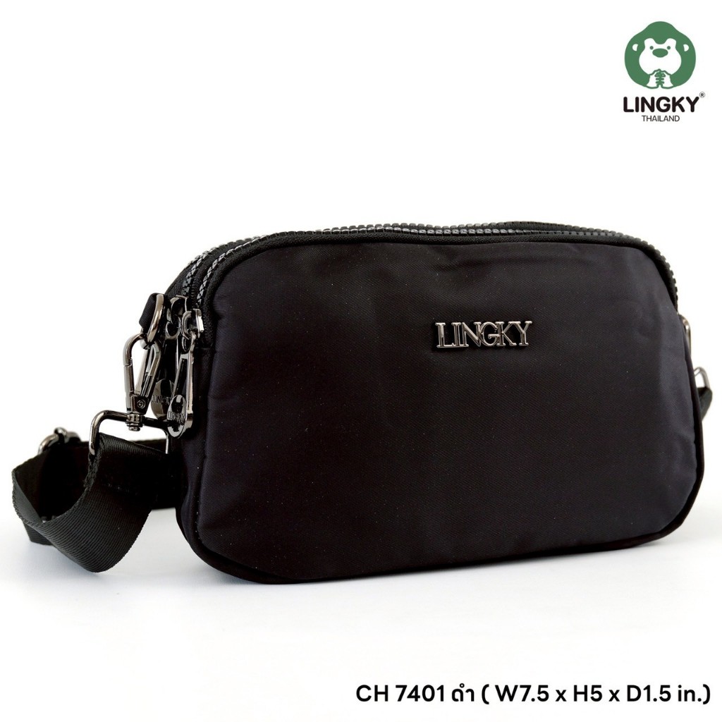 กระเป๋าสะพายข้าง กระเป๋าคล้องมือ รุ่น CH-7401 ยี่ห้อ LINGKY #มีเก็บปลายทาง #สีพาสเทล