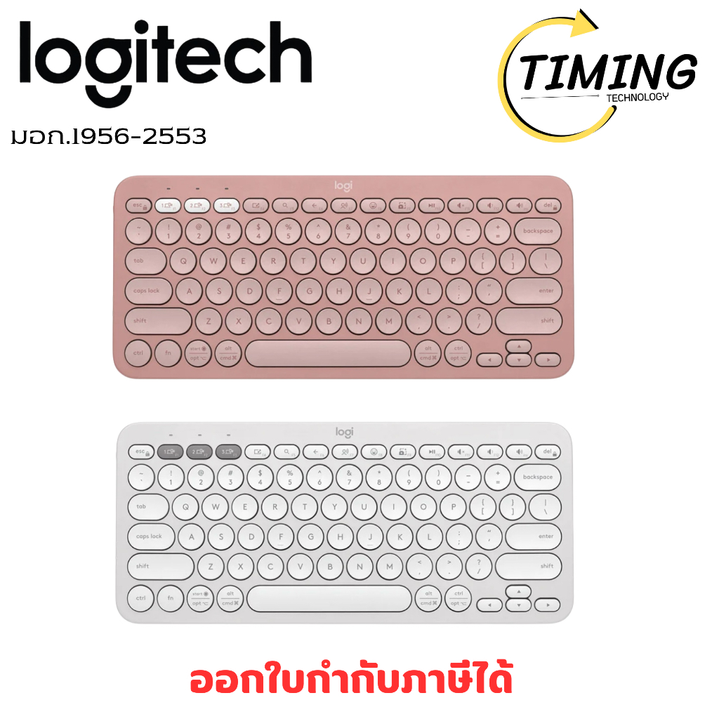 LOGITECH รุ่น K380S-BLUETOOTH-KB-ROSE รุ่น K380S-BLUETOOTH-KB-WH EN/THWIRELESS KEYBOARD