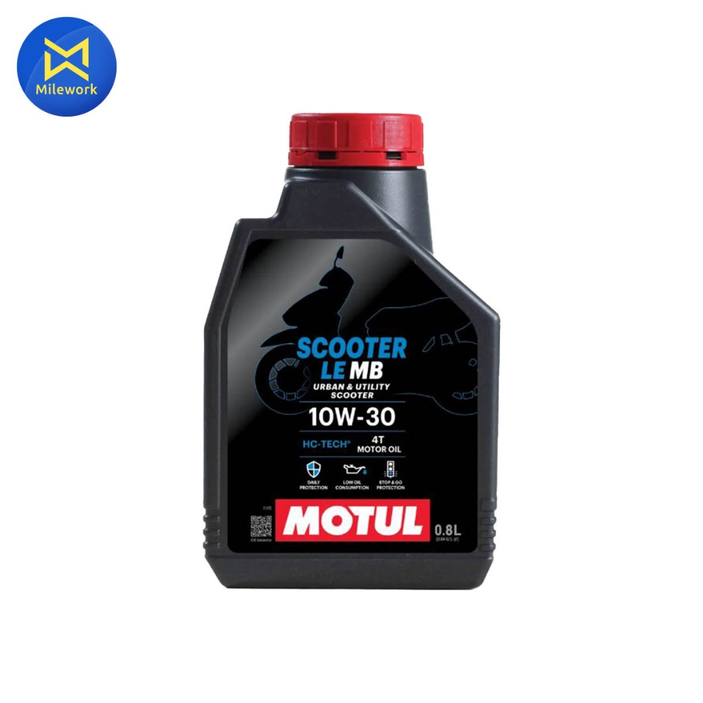 น้ำมันเครื่องมอเตอร์ไซค์ MOTUL-SCOOTER LE(10W30)0.8L (113375)