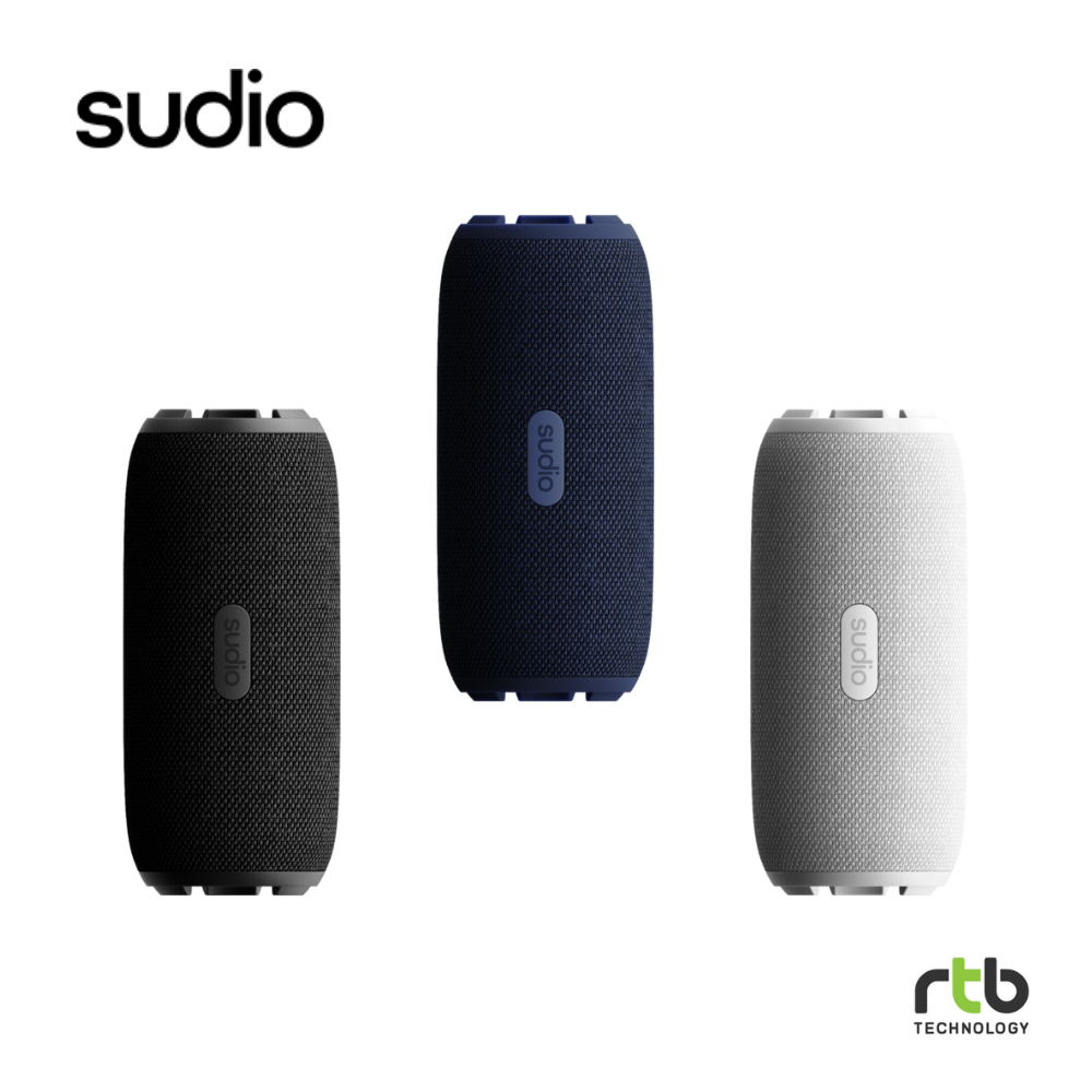 Sudio F5 ลำโพง บลูทูธ พกพา เบสแน่น กันน้ำ วัสดุรีไซเคิล