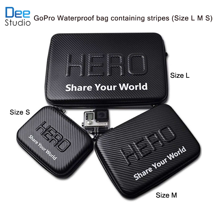 GoPro Waterproof bag containing stripes(Size L M S), GoPro Hero 13/12/11/10/9/8/7/6/5/4 ,SJCam,YI an