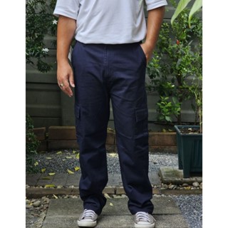 L307 กางเกงขายาว คาร์โก้ ขากระบอกใหญ่ ไม่รัดขา (ร้านขายกางเก…