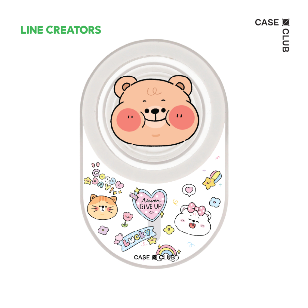 CaseClub Griptok กิฟต๊อก ลาย Onnie Bear Sticker