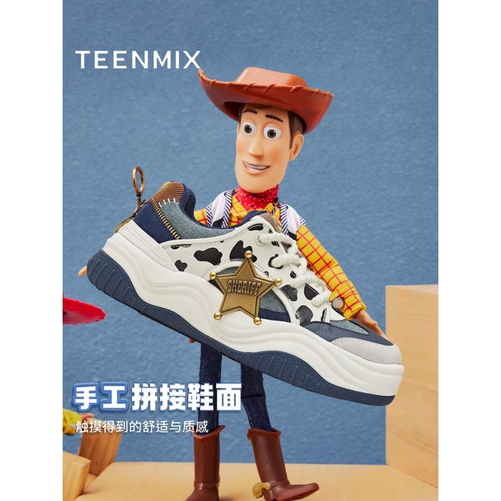 TEEN MIX Toy Story thick-soled handmade German training shoes