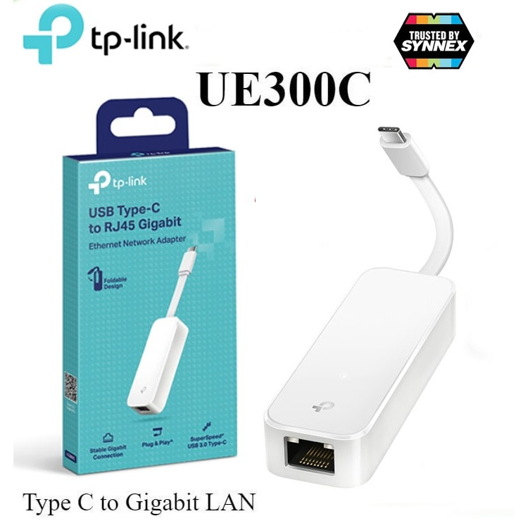 TP-LINK UE300C Type-C to Ethernet Gigabit Adapter synnex ประกัน 2ปี