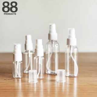 ขวดบีบฝาป๊อกแป๊ก+หัวสเปรย์ ขวดบีบใส่สบู่ ยาสระผม แพ็ค 200ขวด ขนาด 10/20/30/50/80/100 ml สินค้าพร้อมจัดส่ง 88Products