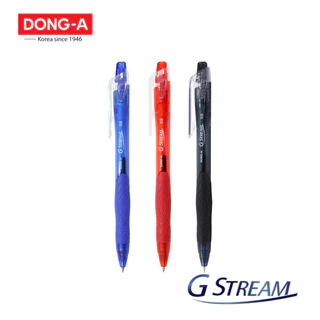 ปากกา ปากกาลูกลื่น DONG-A ดองอา G-Stream หัว 0.5 mm. หมึกไฮบริด หมึกน้ำเงิน/ดำ/แดง (จำนวน1ด้าม)