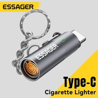 Essager ที่จุดบุหรี่ Type-C พกพาสำหรับการเดินทาง ใช้งานได้กับอุปกรณ์หลายชนิด