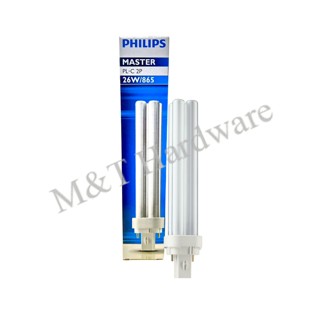 PHILIPS ฟิลิปส์ หลอดไฟ MASTER ขั้ว PL-C 2P/4P 13W 18W 26W หลอดตะเกียบ หลอดประหยัดไฟ