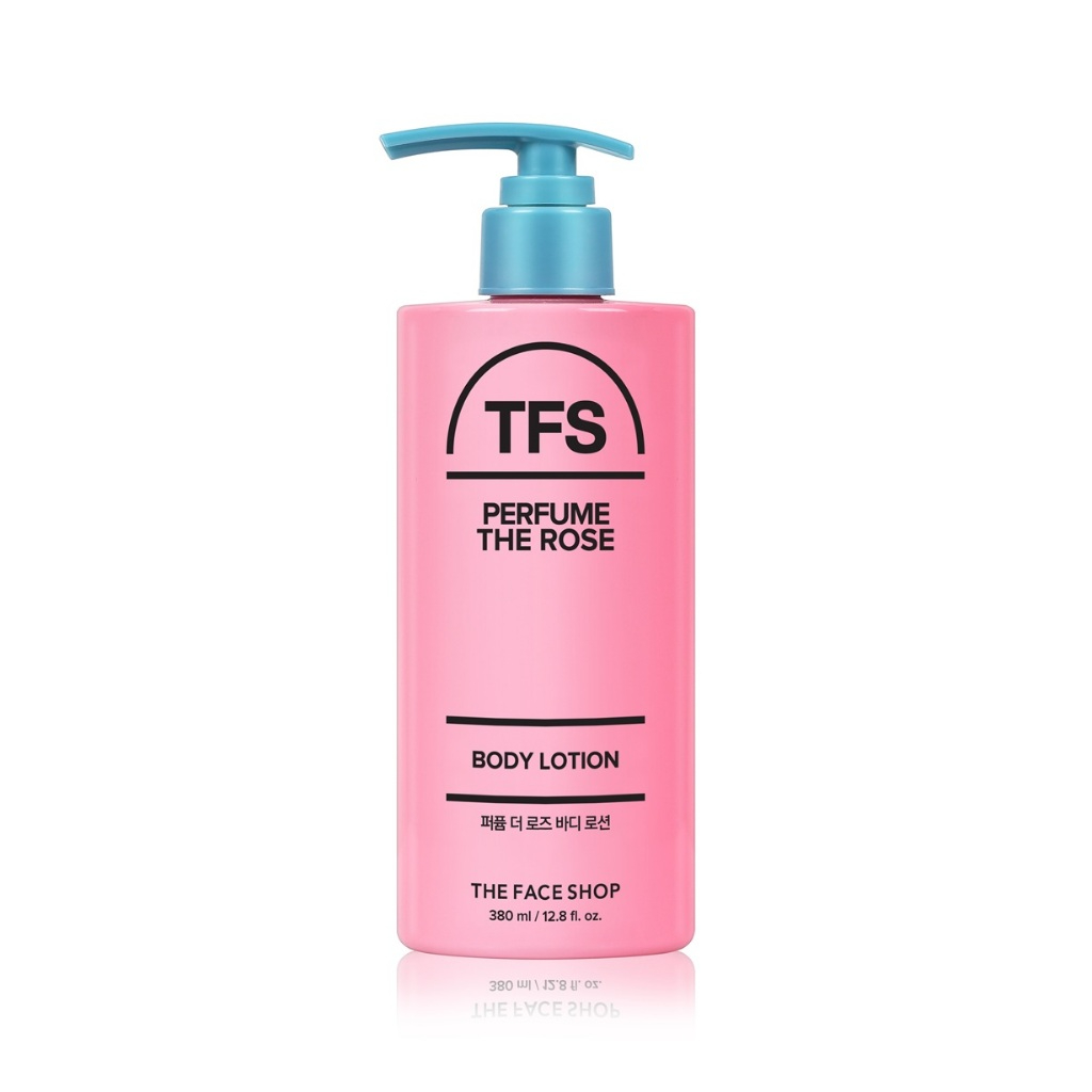 THE FACE SHOP PERFUME THE ROSE BODY LOTION โลชั่น ทาตัว ให้ผิวชุ่มชื้น กลิ่นกุหลาบ หอมติดทนยาวนาน