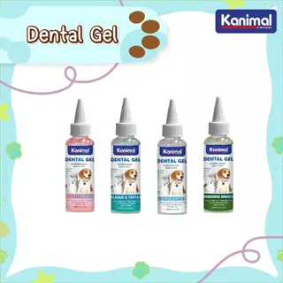 Kanimal Dental Gel เจลป้ายฟัน สำหรับสุนัขและแมว อายุ 4 เดือนขึ้นไป มีให้เลือก 4 สูตร