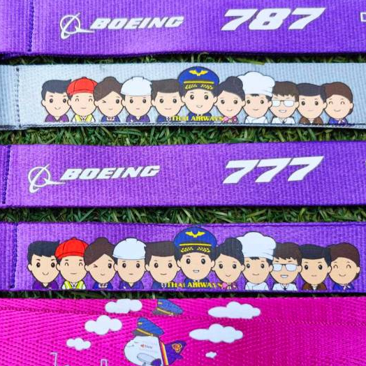 Lanyard สายคล้องคอ สีเมทัลลิค Metallic color Limited Edition โบอิ้ง แอร์บัส 777 320 350 787