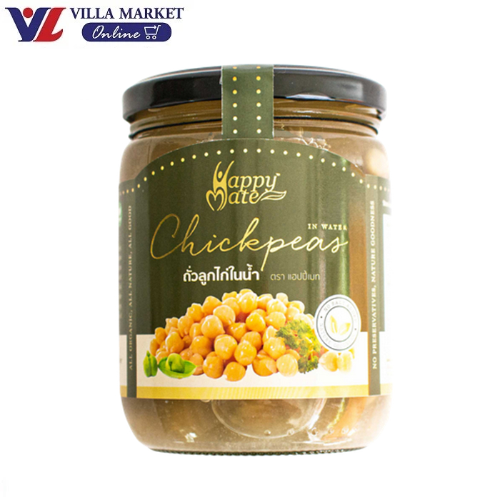 แฮปปี้เมท ถั่วลูกไก่ในน้ำ 500g Happy Mate