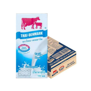 (Exp.14/1/27)ไทยเดนมาร์ค นมวัวแดง UHT 180 ml 1 ลัง 36 กล่อง