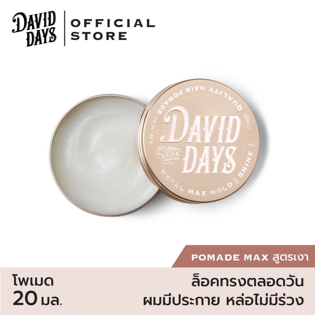 David Days เดวิด เดส์ เมทัล ไชน์ แม็ก โฮลด์ โพเมด 20มล DMS01
