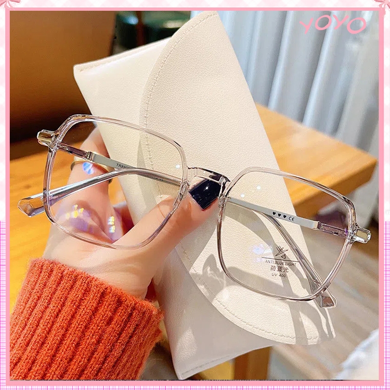 【จัดส่งรวดเร็ว】แว่นสายตาสั้นป้องกันแสงสีฟ้า (-50ถึง-400) กรองแสงคอมมือถือ