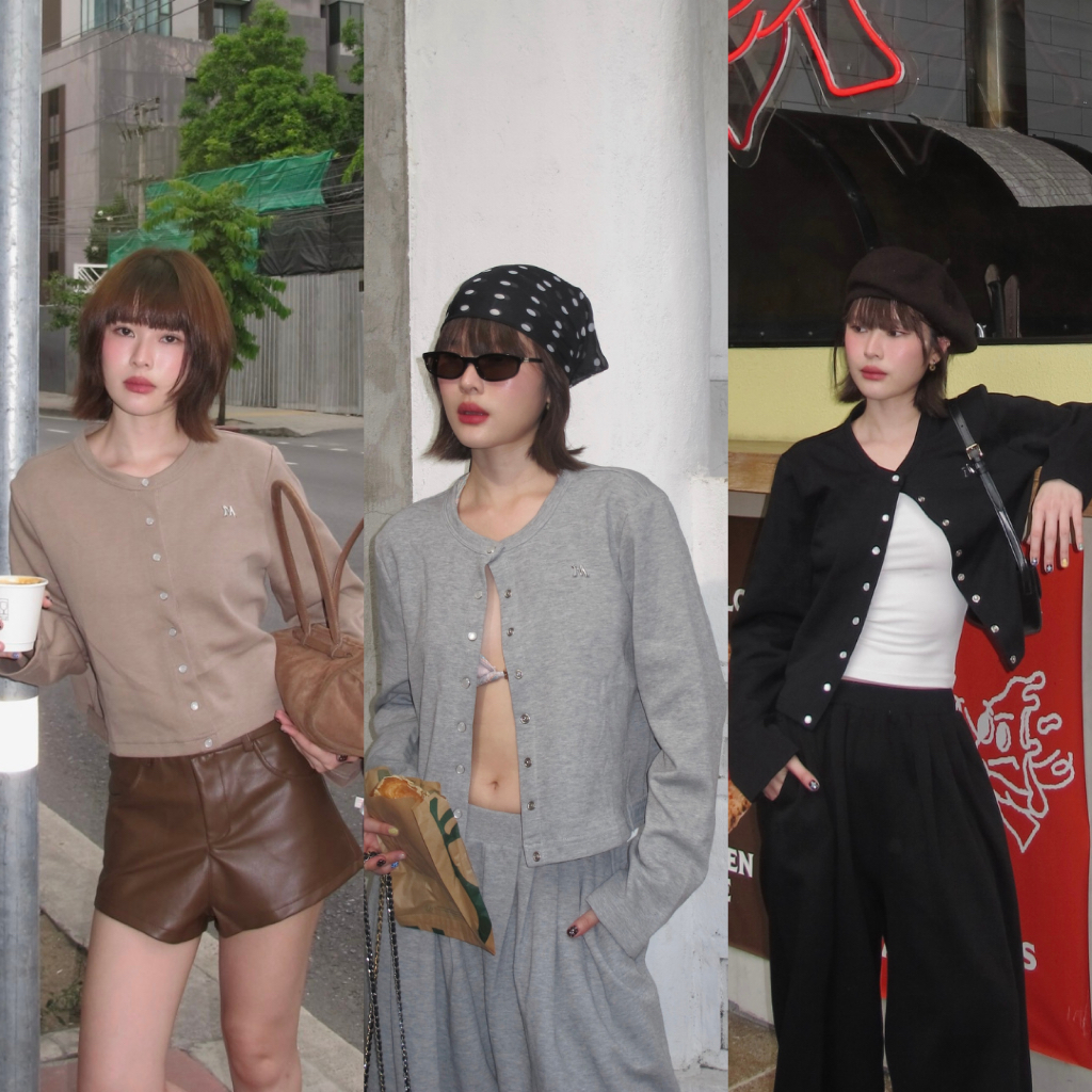 MALIMAYS - Marry Cardigan เสื้อคาดิแกน ดีเทลกระดุมมุก